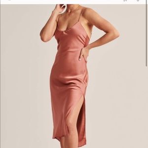 Abercrombie & Fitch Satin Slip Dress